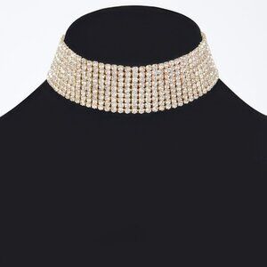 Sparkle Rhinestone Choker Necklace